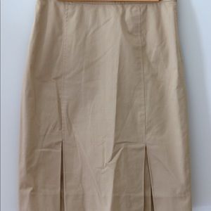 Vintage Oscar De la Renta cream beige skirt USA Made